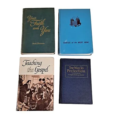 Antique LDS Mormon The Way To Perfection Joseph Smith 1953 Books Lot 1950s • $32.99