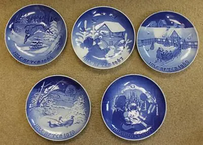 Lot Of 5 Bing & Grondahl Christmas Plates 1964 1967 1969 1970 1971 B & G • $22.99
