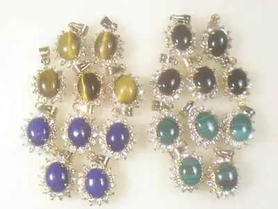 ****  20 Charm Pendants Designer  Semi-precious Gemstone Wholesale Lot 140 • $29.95