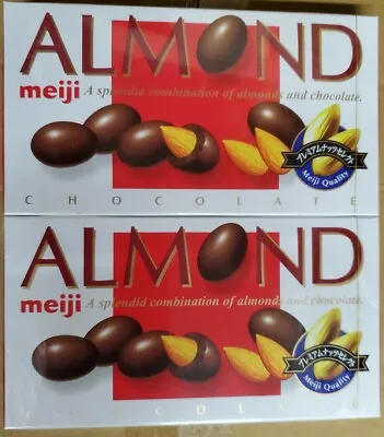 2 Boxes - Meiji Almond Chocolate 88g Japan Candy • $8.99