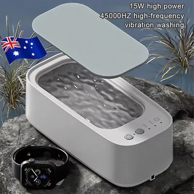 Ultrasonic Cleaner Professional Machine Sonic Wave Tank Jewelry Watch Cleaning • $19.89