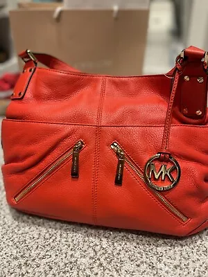 Michael Kors Portland Large Tote NWT (Color- Blood Orange) • $199