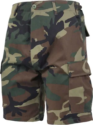 Rothco Tactical BDU Shorts Military Camo Cargo Shorts Army Fatigues Uniform • $32.99