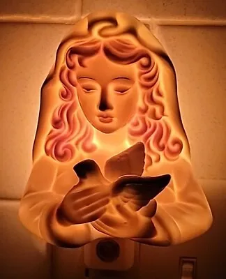 Vintage House Of Lloyd Madonna Virgin Mary Night Light Lamp • $36