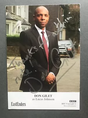 Don Gilet Autograph Signed Photograph / Lucas Johnson EastEnders TV Star • £6