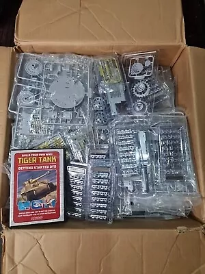 1/16 HACHETTE BUILD YOUR OWN TIGER MODEL TANK 143 Packets Plus DVD Complete  • £449.99
