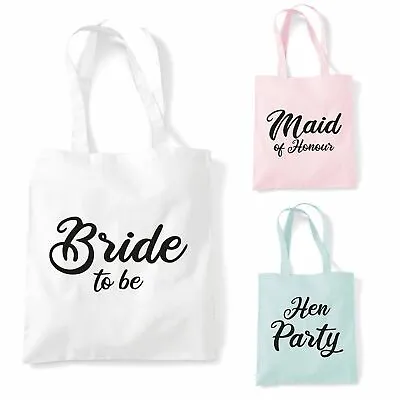 £6.49 • Buy Wedding Favour Tote Bags Ring Big Day Gift Present Dress 