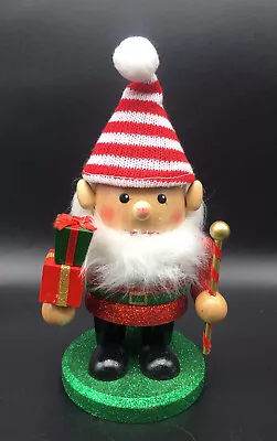 Gnome Nutcracker Elf With Gifts Christmas Decoration Figurine 7 In Tall • $14.95