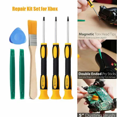 Gamepad Controller Repair Kit Screwdriver Tool For Xbox One|Xbox 360|PS3 /PS4 • £5.41