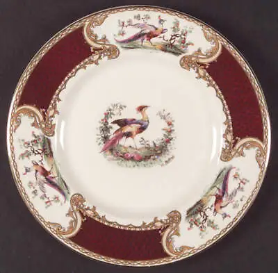 Myott Staffordshire Chelsea Bird Red Dinner Plate 6161334 • $39.99