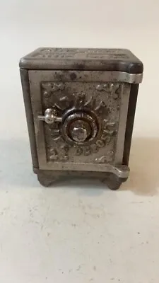 Vintage Safe Deposit Toy Safe Bank • $100