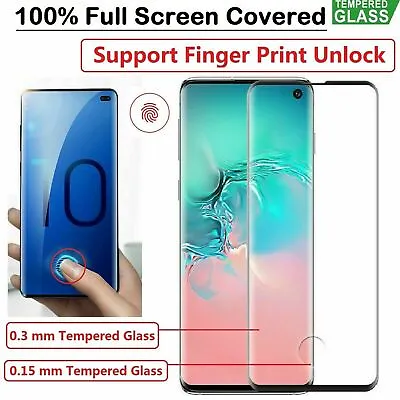 For Samsung Galaxy Note 10 Plus 5G Full Cover Tempered Glass Screen Protector • £3.99