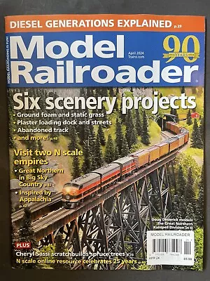 Model Railroader Magazine Issue April 2024 • $14.92