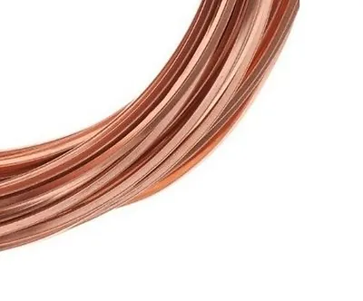 Copper Square Wire Choose Tamper Size Length 99.9% Pure Copper • $8.25