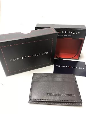 £16.99 • Buy Men’s Brown Tommy Hilfiger  Wallet Leather New Card Holder
