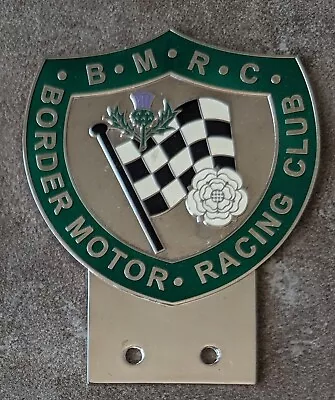 Classic Car Vehicle Badge - Border Motor Racing Club (BMRC) Scotland - Jim Clark • $100