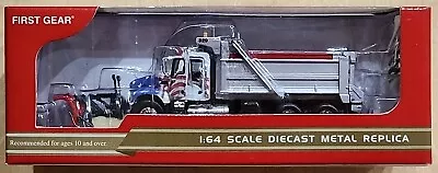 First Gear 1/64 Mack Granite Dump Truck With Plow And Spreader 69-0114 • $180