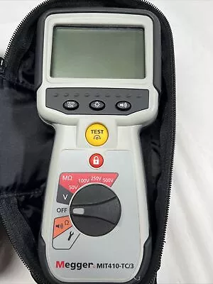 Megger MIT410-TC/3 Battery Operated Megohmmeter W/ Case And Accessories • $749.99