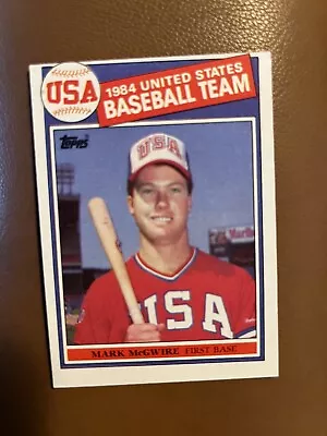 1985 Topps - #401 Mark McGwire (RC) • $11