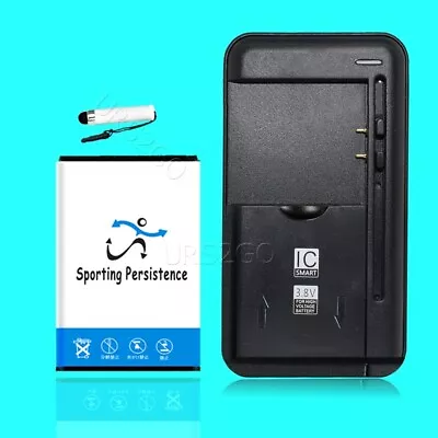 High Capacity 3020mAh Battery + Charger Stylus For Samsung Galaxy Proclaim S720C • $36.61