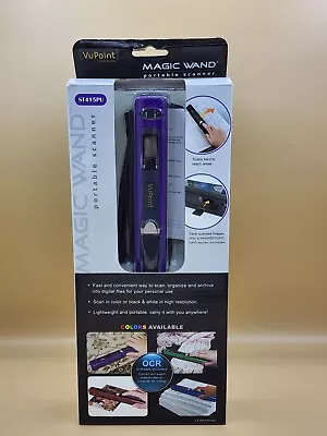 2011 VuPoint Solutions Purple Magic Wand Portable Scanner NEW Factory Sealed! • $30