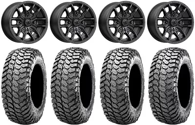 MSA Fang 15  Wheels Black 32  Liberty Tires Can-Am Defender • $1751.40