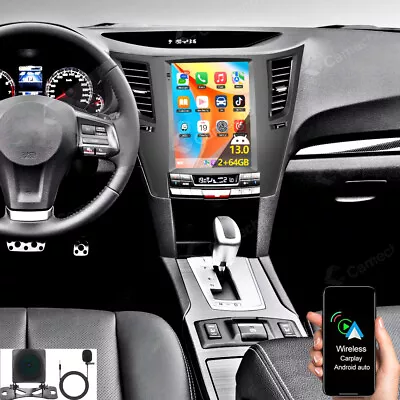 2+64GB Android 13 Carplay Car Stereo Radio GPS For Subaru Outback Legacy 2010-14 • $189.99