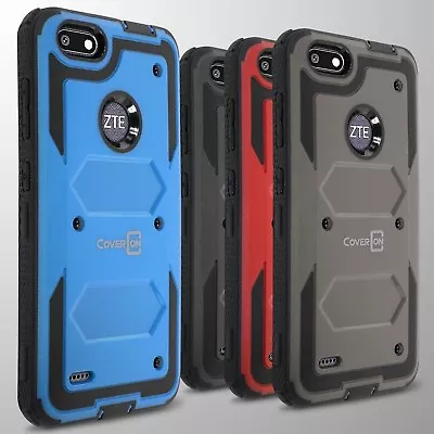 For ZTE Blade Force / Blade X Hard Case Hybrid Shockproof Phone Cover Armor • $5.99