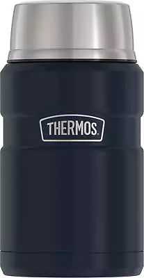 Thermos Stainless King Food Jar Matte Midnight Blue 24 Ounce • $23.86