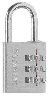 Master Lock Padlock 630D Set Your Own Combination Luggage Lock 1-3/16 In. Wide • $10