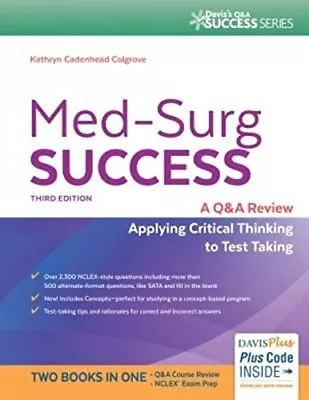 MedSurg Success (Davis's Q&A Success) Kathryn Cadenhea • $19.49