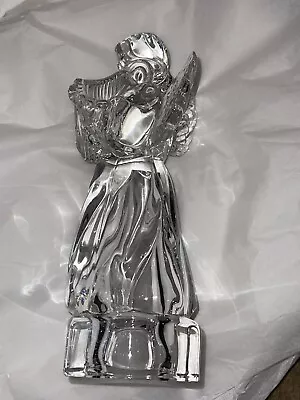 Angel Lead Crystal Angel With Harp. Mikasa Beautiful Condition 8.5” • $24.82