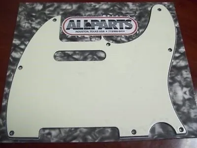 NEW - Pickguard For Fender Tele 8 Mounting Holes 3-Ply - PARCHMENT • $18.59