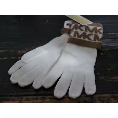 Michael Kors Cream White/Beige Luxury Cuff Gloves Unisex OS • $20