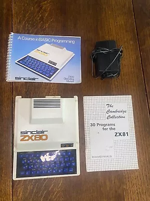 SINCLAIR ZX80 HOME COMPUTER - Working Condition - INC. ORIGINAL PROGRAMMING BOOK • £550