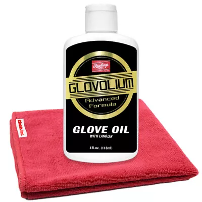 Rawlings Glovolium Glove Oil Kit W/ Cloth Baseball Softball Leather Conditioner • $8.75