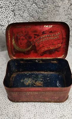 Antique RX Medicine CHICHESTERS DIAMOND BRAND PILL TIN- Small Size EMPTY 1907  • $4.99