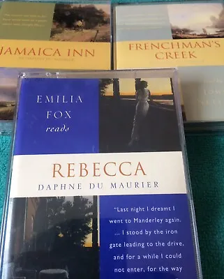 Daphne Du Maurier.Frenchman’s Creek + Rebecca + Jamaica Inn.= 3 Cassette Offer • £8