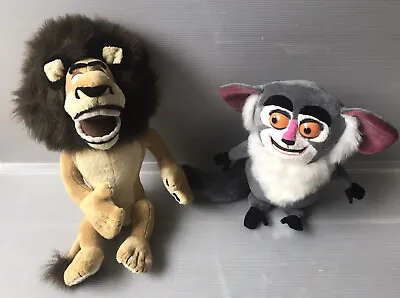 £14.99 • Buy Madagascar Alex The Lion & Maurice The Lemur Monkey Soft Toys Bundle Gosh! 2004