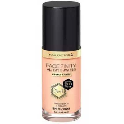 Max Factor Facefinity 3in1 Liquid Foundation - 40 Light Ivory • £8.99