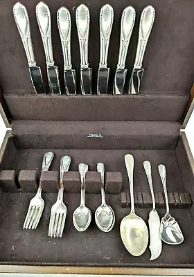 Sterling Silver Set Polly Lawton Pattern Flatware By Manchester 24 Pcs Not Scrap • $650