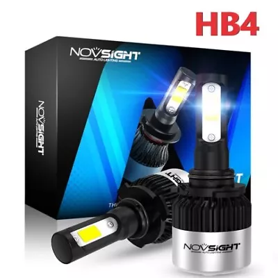 2x 9006 HB4 LED Headlight Globes Kit Hi/Lo Beam 9000LM 300% Brighter Cool White • $29.59