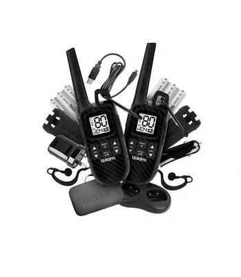 Uniden UH620-2DLX 80 Channel UHF CB Handheld Walkie Talkie 2 Pack Black • $130