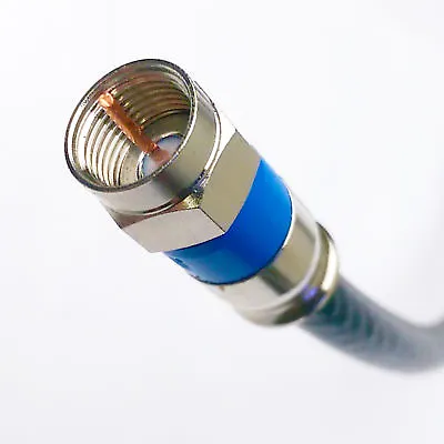 RG6 AT&T DIRECTV APPROVED 3GHz 18AWG COAX COAXIAL CABLE INDOOR OUTDOOR 5ft-200ft • $14.14