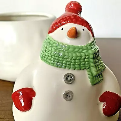 Hallmark Snowman Cookie Jar Ceramic Collectible (No Longer Musical) • $18.98