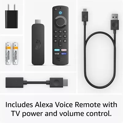 Fire TV Stick 4k Stream BINGE Kayo Sports Netflix Television Remote Control USB • $89