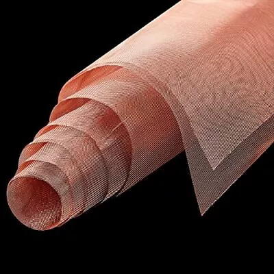 2Pcs Pure Copper Wire 40 Mesh Dense Filter Screen Mesh For Garden Window 13 X40  • $21.99