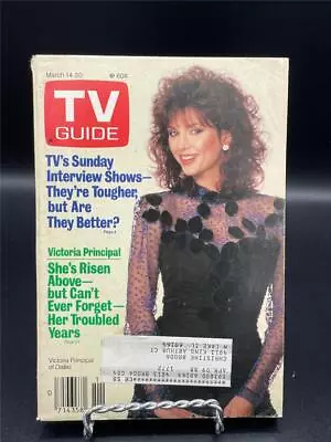 TV Guide March 14-20 1987 Dallas Victoria Principal Chicago Metro Edition • $20.38