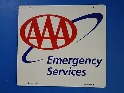  AAA Emergency Service Double Sided 26 X24  Double Sided Hanging Metal Sign  • $89.99