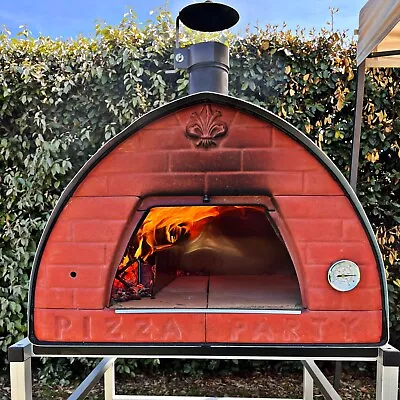 Outdoor Wood Fired Oven Pizza Party 70x70 27 X27  Large Pizzaoven 2 Pizzas X 14  • $1099